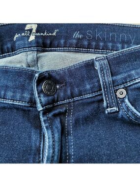 7 For All Mankind Skinny Denim Jeans Size 30